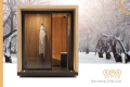 SPAsystem.eu | Sauny ogrodowe - Sauna zewnętrzna model SPA System ZONE Julia / - widok front