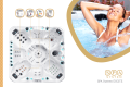 SPAsystem.eu | Wanna SPA - jacuzzi z hydromasażem typ EXCITE / 7 osobowa - widok z góry