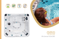 SPAsystem.eu | Wanna SPA - jacuzzi z hydromasażem typ PLEASURE / 5 osobowa - widok z góry