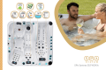 SPAsystem.eu | Wanna SPA - jacuzzi z hydromasażem typ EUPHORIA / 4 osobowa - widok z góry