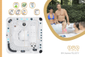 SPAsystem.eu | Wanna SPA - jacuzzi z hydromasażem typ FELICITY / 5 osobowa - widok z góry