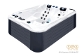 SPAsystem.eu | Wanna SPA - jacuzzi z hydromasażem typ SOULMATE / 3 osobowa - widok z boku
