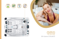 SPAsystem.eu | Wanna SPA - jacuzzi z hydromasażem typ SOULMATE / 3 osobowa - widok z góry