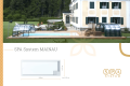 SPAsystem.eu | Baseny ogrodowe - basen typ SPA System MAINAU / 9 m długości - widok z boku
