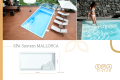 SPAsystem.eu | Baseny ogrodowe - basen typ SPA System MALLORCA / 6,4 m długości - widok z boku